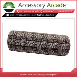 Hot Selling Embroidered Printed Polyester Custom Logo Yoga <b>Pillow</b> <b>Bolster</b> Available in Bulk Quantity at Wholesale Prices - Product Image 3