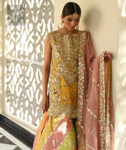 Robes longues vintage Lehenga Choli Robes pour femmes Robes longues élégantes Vêtements musulmans - Product Image 5