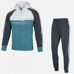 Personalizado OEM impreso chándal Jogging chándal temporada otoño tela de lana 100% poliéster cremallera completa 2 en 1 diseño de los hombres - Product Image 6
