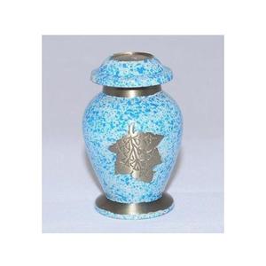 Urne de crémation en laiton, longue plume, oiseau gravé, de qualité supérieure, artisanal, meilleure vente, cendres humaines - Product Image 3