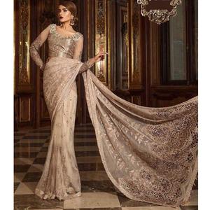 Vente chaude pakistanais et indien sarree robe designer sarree saree sari par AJM TRADE HOUSE modèle 1020 - Product Image 3