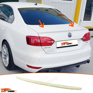 ปีกสปอยเลอร์ด้านหลังสำหรับ V.W Jetta MK6และ MK6.5 Restyling 2010-2018ใบมีดฝาหลังแบบดิบหรือทาสีพลาสติกคุณภาพสูง - Product Image 1