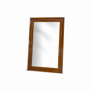 Espejo de tocador cuadrado decorativo de madera de caoba maciza moderno y elegante Toby, espejo de madera marrón, proveedor de muebles personalizados OEM - Product Image 2