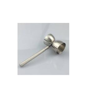 Petit mitigeur de Bar à Cocktail en acier inoxydable, avec manche en bois, de couleur acier et laiton, pour Restaurant ou maison - Product Image 6