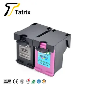 Tatrix 63XL tinte patrone 63 Premium Remanufactured Color Inkjet Ink Cartridge für hp deskjet 2130 1112 2132 Printer etc 63XL