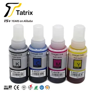 Tatrix T664 T6641 100ml फिर से भरना स्याही संगत पानी आधारित बोतल फिर से भरना थोक Inkjet स्याही के लिए 664 T664 T6641 T6644 epson L200