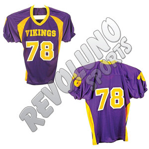 Maillot De Football Américain En Silicone Imprimé Maillot De Football Américain - Product Image 5