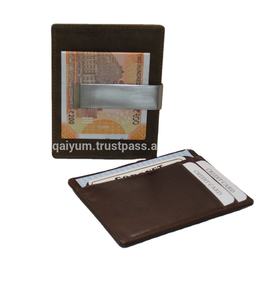 Billetera delgada minimalista para hombre, billetera de cuero con Clip para dinero, bloqueo RFID, bolsillo frontal - Product Image 4