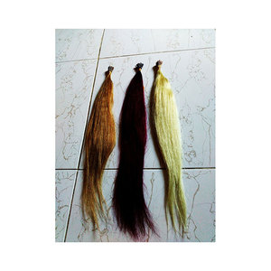 100% Extensiones de cabello humano natural indio Precio de fábrica - Product Image 1