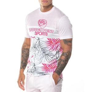 T-shirt en coton uni avec Logo personnalisé pour homme, haut surdimensionné, à impression - Product Image 2