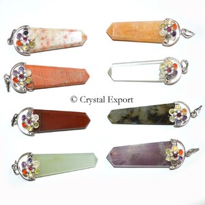 รับจี้พลอยจักระผสมดินสอออนไลน์: จี้ผสมพลอยจักระดินสอ - Product Image 1