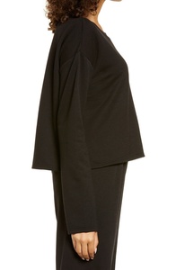 สเวตเตอร์มีฮู้ดผู้หญิง,เสื้อกันหนาวคอกลมปักลาย - Product Image 4