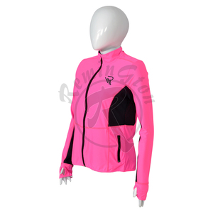 เสื้อฟิตเนสแขนยาวมีซิปสำหรับผู้หญิงแจ็กเก็ตออกกำลังกายแขนยาว - Product Image 1