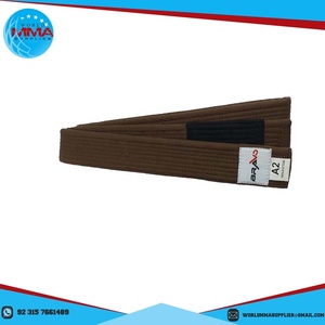 Ceintures de Jiu-Jitsu personnalisées 2027, 225-315 cm, 100 % coton, haute qualité, confortables, unisexes, adultes, arts martiaux, BJJ, judo, karaté, logo frontal - Product Image 5