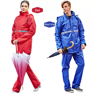 Vêtements de pluie dernière conception nouvel arrivage combinaison de pluie unisexe à prix bon marché vêtements de pluie pour hommes et femmes - Product Image 4
