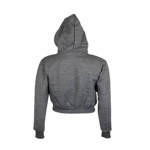 Customized Color and Logo Plain Pullover Women Crop <b>Top</b> Hoodies Vintage Drawstring Hoodies for Ladies by Standard International - Product Image 2