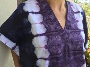 Vestido largo de lujo para mujer, caftán playero de manga larga con escote en V profundo - Product Image 4