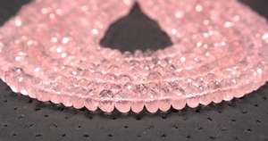 สร้อยคออนเดลลูกปัดอัญมณียาว13นิ้ว,สร้อยคอโรสควอตซ์ทำจากพลอยธรรมชาติ - Product Image 4