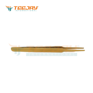 Titanium Gold Eyelash eyebrow Tape remover Tweezer Watchmaker Stamp Coin Glass Collector Tweezer Beauty Tool Makeup tool - Product Image 3