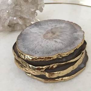 Posavasos de piedra de resina epoxi de diseño único para el hogar y los restaurantes usan posavasos de resina para café, té, bebida a bajo precio - Product Image 5