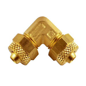 Assemblage égal de coude en laiton d'unité centrale pour des garnitures de Tube pour des garnitures de Compression d'alimentation en Air raccords en laiton forgés - Product Image 1