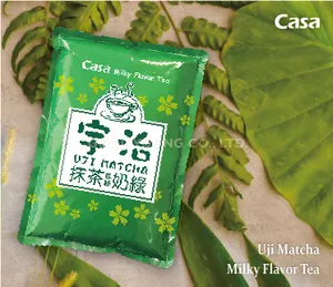 Taiwan Made Boba Bubble Tea Drinks With Uji Matcha Instant Milktea Powder
