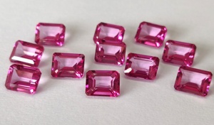 Natural Pink Topaz Octagon Faceted <b>Top</b> Quality 3x5mm to 8x10mm <b>Top</b> Quality - Pink Topaz Octagon Faceted <b>Top</b> Quality - Product Image 2