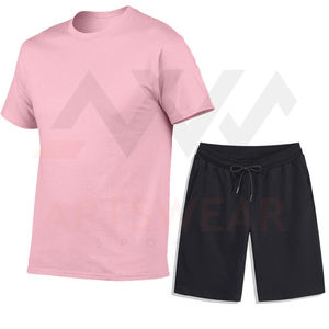 Camiseta 100% de algodón para hombre, conjunto de camisa con logotipo personalizado bordado, manga corta, verano, alta calidad, superventas - Product Image 6
