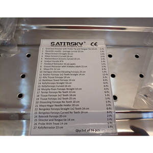 Usine en gros 100% sans rouille 2022 nouvelle conception en acier inoxydable opérant des ensembles chirurgicaux médicaux avec différentes tailles/Offre Spéciale - Product Image 6