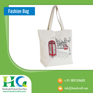 Sac fourre-tout en toile de haute qualité |   Sac de courses réutilisable écologique en coton, durable et tendance, idéal pour un usage quotidien - Product Image 4