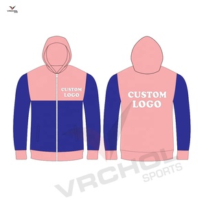 Sweat à capuche en polaire anti-rétrécissement et anti-rides personnalisé avec méthode de tissage tricoté au design brodé - Product Image 4
