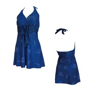 Traje de baño floral con estampado floral, espalda descubierta, para mujer, en oferta. - Product Image 1