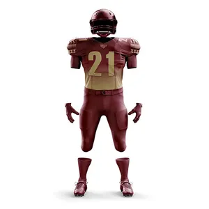 New design youth cheap custom sublimation american football uniforms custom made