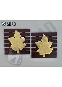 Ensemble de cadre marron artisanal en laiton classique en érable Art mural décoratif pour salon et décoration intérieure - Product Image 3