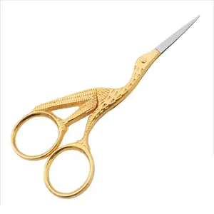 Stork Embroidery Scissors And Cross Stitch Sewing Craft Bird Small Tool Scissor Needle Pointed scissors for sale