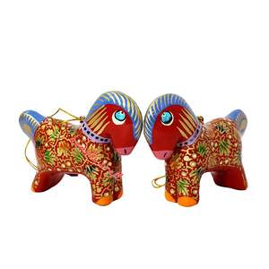 <b>Handmade</b> <b>Paper</b> Mache Christmas Home Decorative Animal Ornaments Christmas Decorations - Product Image 4