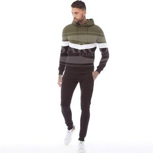 Chándal de lana de algodón personalizado de alta calidad para hombre, ropa deportiva para gimnasio con logotipo impreso y etiqueta para el cuello - Product Image 4