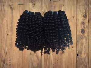 Paquetes de cabello de trama doble crudo de grado 12A Paquetes rizados naturales de cabello humano alineado con cutícula cruda 100% baratos - Product Image 4