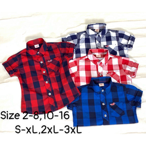 New Boys and Girls Spring Autumn Baby Cotton Striped 1-7 Years <b>Old</b> Long-sleeved Coat Kids Plaid <b>Dress</b> Shirt for Children - Product Image 2