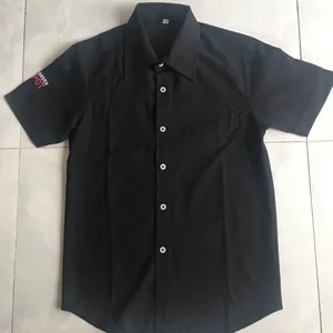 Uniforme de travail 100% coton à manches courtes, chemise pour personnel - Product Image 1