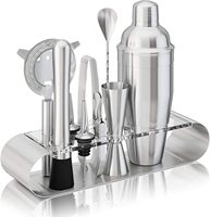 Ensemble de shaker Boston minimaliste en acier inoxydable écologique professionnel, kit de bar à cocktails pour la maison, boîte de couleur pour les barman nomades