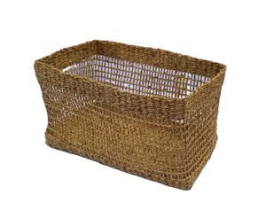 Paniers en jonc de mer brun rectangle de haute qualité nouveau panier design pour organisateur de rangement pour la maison et la cuisine du Vietnam - Product Image 1