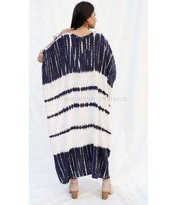 ผู้ผลิตและผู้ค้าส่งเสื้อผ้าผู้หญิงเรยอนมัดย้อม Kaftan - Product Image 3