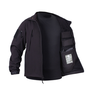 Chaqueta de carcasa suave de alta calidad para hombres Estilo superior Impermeable de invierno con función de talla grande Sublimación Su propio logotipo - Product Image 1