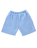 2022 Sommer Solid Design Himmelblau Farbe Benutzer definierte Unisex Jogger Fleece Casual Sport Kordel zug Streetwear Short Sweat Shorts Herren