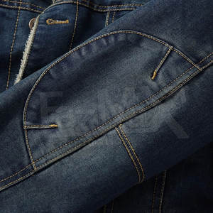 Jeans à col en fourrure Vestes oversize Vêtements de mode homme Veste en jean - Product Image 4