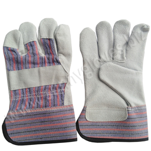 Guantes de Trabajo de Seguridad de Piel de Vacuno 2021, Diseño Antideslizante con Pulgar en Forma de Ala, Opciones de Color Personalizadas, Construcción Duradera - Sunny Gloves - Product Image 3