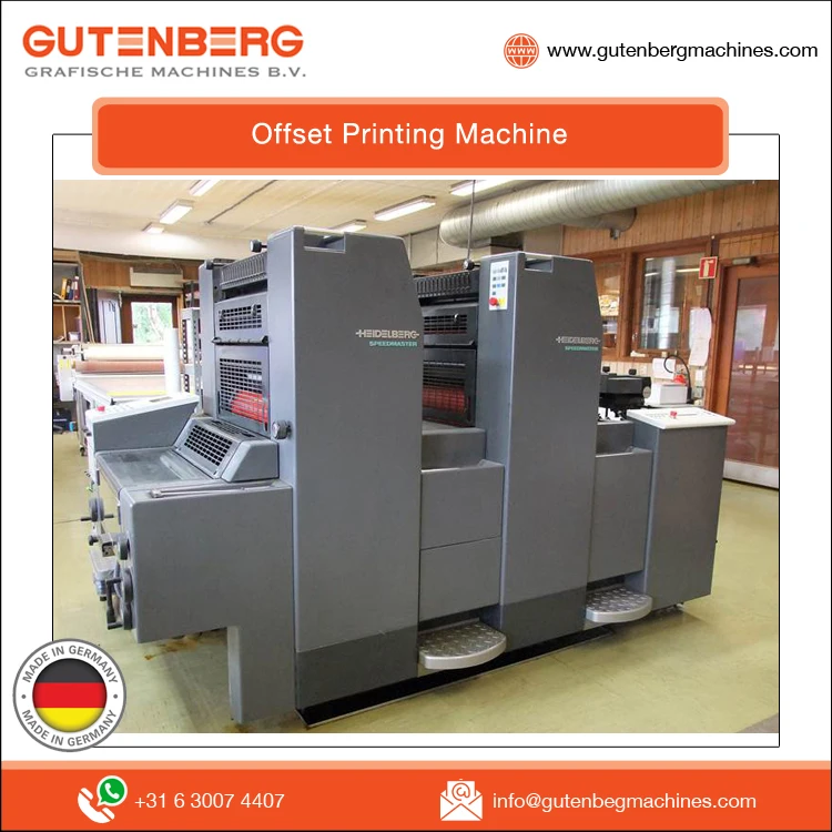 Best Selling Top Grade Multifunctio<i></i>nal Automatic Used Offset Printing Machines