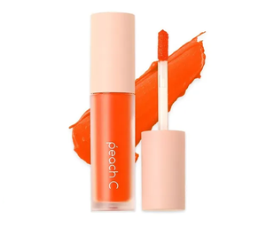 Korea K-Beauty Peach C Peach Holiday Tint Barra de maquillaje de labios líquido de larga duración Ingrediente químico tropical Hecho en Corea - Product Image 1