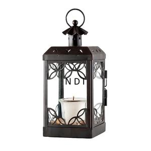 Festival Fiesta Decoración Vela Linterna de metal Hecho a mano Vidrio decorativo Metal Vela Linterna Venta caliente Vela Linterna de metal - Product Image 3